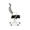 Scaun birou ergonomic Halmar Valdez 2, inaltime reglabila 116-124cm, tetiera reglabila, plasa/textil, negru