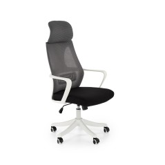 Scaun birou ergonomic Halmar Valdez 2, inaltime reglabila 116-124cm, tetiera reglabila, plasa/textil, negru