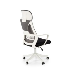 Scaun birou ergonomic Halmar Valdez 2, inaltime reglabila 116-124cm, tetiera reglabila, plasa/textil, negru