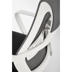 Scaun birou ergonomic Halmar Valdez 2, inaltime reglabila 116-124cm, tetiera reglabila, plasa/textil, negru