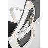 Scaun birou ergonomic Halmar Valdez 2, inaltime reglabila 116-124cm, tetiera reglabila, plasa/textil, negru