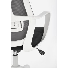 Scaun birou ergonomic Halmar Valdez 2, inaltime reglabila 116-124cm, tetiera reglabila, plasa/textil, negru