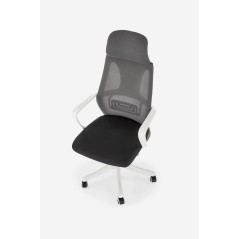 Scaun birou ergonomic Halmar Valdez 2, inaltime reglabila 116-124cm, tetiera reglabila, plasa/textil, negru