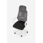 Scaun ergonomic de birou Halmar Valdez 2, inaltime si tetiera reglabile, baza metal, functie blocare, mesh, negru
