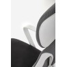 Scaun birou ergonomic Halmar Valdez 2, inaltime reglabila 116-124cm, tetiera reglabila, plasa/textil, negru
