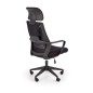 Scaun de birou, ergonomic, inaltime maxima 122 cm, tetiera reglabila, functie de blocare, mesh, baza PP, negru Scaun de birou, ergonomic, inaltime maxima 122 cm, tetiera reglabila, functie de blocare, mesh, baza PP, negru