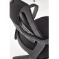 Scaun de birou, ergonomic, inaltime maxima 122 cm, tetiera reglabila, functie de blocare, mesh, baza PP, negru Scaun de birou, ergonomic, inaltime maxima 122 cm, tetiera reglabila, functie de blocare, mesh, baza PP, negru