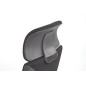 Scaun de birou, ergonomic, inaltime maxima 122 cm, tetiera reglabila, functie de blocare, mesh, baza PP, negru Scaun de birou, ergonomic, inaltime maxima 122 cm, tetiera reglabila, functie de blocare, mesh, baza PP, negru