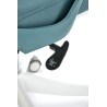 Scaun birou ergonomic Halmar Vesuvio 2, reglabil 115-121cm, stil scandinav, tetiera reglabila, plasa/textil, verde/alb