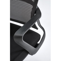 Scaun birou ergonomic Halmar Vesuvio, inaltime reglabila 115-121cm, tetiera reglabila, plasa/textil, negru