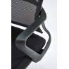 Scaun birou ergonomic Halmar Vesuvio, inaltime reglabila 115-121cm, tetiera reglabila, plasa/textil, negru