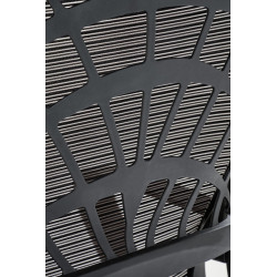 Scaun birou ergonomic Halmar Vesuvio, inaltime reglabila 115-121cm, tetiera reglabila, plasa/textil, negru