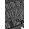 Scaun birou ergonomic Halmar Vesuvio, inaltime reglabila 115-121cm, tetiera reglabila, plasa/textil, negru