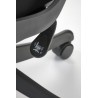 Scaun birou ergonomic Halmar Vesuvio, inaltime reglabila 115-121cm, tetiera reglabila, plasa/textil, negru