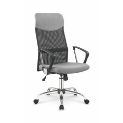 Scaun birou ergonomic Halmar Vire 2, inaltime reglabila 110-120cm, plasa/textil, negru/gri