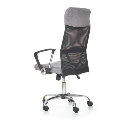 Scaun birou ergonomic Halmar Vire 2, inaltime reglabila 110-120cm, plasa/textil, negru/gri