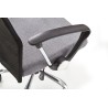 Scaun birou ergonomic Halmar Vire 2, inaltime reglabila 110-120cm, plasa/textil, negru/gri