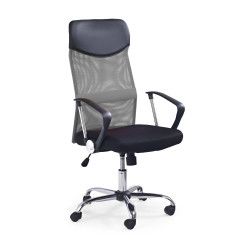 Scaun birou ergonomic Halmar Vire, inaltime reglabila 110-120cm, functie blocare, functie balansare, plasa, negru/gri