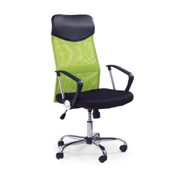 Scaun birou ergonomic Halmar Vire, inaltime reglabila 110-120cm, functie blocare, functie balansare, plasa, negru/verde