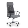 Scaun birou ergonomic Halmar Zoom, inaltime reglabila 113-123cm, plasa/textil, gri
