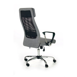 Scaun birou ergonomic Halmar Zoom, inaltime reglabila 113-123cm, plasa/textil, gri
