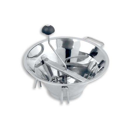 Masina profesionala de pasat rosii, legume si fructe, diametru 33 cm, 3 site interschimbabile, inox
