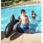 Saltea gonflabila pentru copii, forma balena, 203x102 cm, culoare negru-alb, RESIGILAT Saltea gonflabila pentru copii, forma balena, 203x102 cm, culoare negru-alb, RESIGILAT
