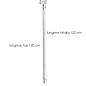 Corp tub neon T8 36W, carcasa aluminiu, lungime 120 cm Corp tub neon T8 36W, carcasa aluminiu, lungime 120 cm