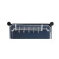 Dulapior depozitare incaltaminte, modular, 6 polite, plastic, 93x44,5x30 cm, negru