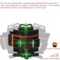 Nivel laser 4D, 16 linii, precizie 360 grade, functie autonivelare, telecomanda, 2 acumulatori 4000 mAh Nivel laser 4D, 16 linii, precizie 360 grade, functie autonivelare, telecomanda, 2 acumulatori 4000 mAh