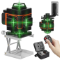 Nivel laser 4D, 16 linii, precizie 360 grade, functie autonivelare, telecomanda, 2 acumulatori 4000 mAh Nivel laser 4D, 16 linii, precizie 360 grade, functie autonivelare, telecomanda, 2 acumulatori 4000 mAh