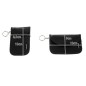 Set 2 huse antifurt pentru chei, blocare unde radio, cupru, poliester, carcasa PU, negru Set 2 huse antifurt pentru chei, blocare unde radio, cupru, poliester, carcasa PU, negru