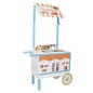 Toneta pe roti pentru inghetata, 2 sertare, accesorii incluse, roti mobile, 68x31.5x118 cm, MDF Toneta pe roti pentru inghetata, 2 sertare, accesorii incluse, roti mobile, 68x31.5x118 cm, MDF