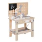 Banc de lucru pentru copii, masa de bricolaj, unelte, raft depozitare, din lemn, 46x26x67 cm Banc de lucru pentru copii, masa de bricolaj, unelte, raft depozitare, din lemn, 46x26x67 cm
