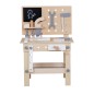 Banc de lucru pentru copii, masa de bricolaj, unelte, raft depozitare, din lemn, 46x26x67 cm Banc de lucru pentru copii, masa de bricolaj, unelte, raft depozitare, din lemn, 46x26x67 cm