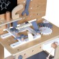 Banc de lucru pentru copii, masa de bricolaj, unelte, raft depozitare, din lemn, 46x26x67 cm Banc de lucru pentru copii, masa de bricolaj, unelte, raft depozitare, din lemn, 46x26x67 cm