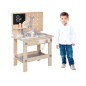 Banc de lucru pentru copii, masa de bricolaj, unelte, raft depozitare, din lemn, 46x26x67 cm Banc de lucru pentru copii, masa de bricolaj, unelte, raft depozitare, din lemn, 46x26x67 cm