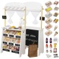 Magazin cu legume si fructe pentru copii, POS, casa de marcat, lazi, 45x24x97.5 cm Magazin cu legume si fructe pentru copii, POS, casa de marcat, lazi, 45x24x97.5 cm