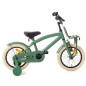 Bicicleta copii, 12 inch, roti ajutatoare detasabile, frane V-Brake, scaun si ghidon reglabile, verde Bicicleta copii, 12 inch, roti ajutatoare detasabile, frane V-Brake, scaun si ghidon reglabile, verde