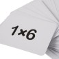 Masa de inmultire cu carti, zaruri si pioni, joc educativ din lemn, 27x27x0,7 cm Masa de inmultire cu carti, zaruri si pioni, joc educativ din lemn, 27x27x0,7 cm