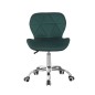Scaun de birou, tapiterie din catifea verde, inaltime reglabila 72-84 cm, maxim 120 kg, baza otel cromat Scaun de birou, tapiterie din catifea verde, inaltime reglabila 72-84 cm, maxim 120 kg, baza otel cromat