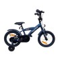 Bicicleta copii 3-5 ani, 14 inch, V-brake, roti ajutatoare, manere cauciucate, jante aluminiu, cadru otel, albastra Bicicleta copii 3-5 ani, 14 inch, V-brake, roti ajutatoare, manere cauciucate, jante aluminiu, cadru otel, albastra