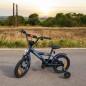Bicicleta copii 3-5 ani, 14 inch, V-brake, roti ajutatoare, manere cauciucate, jante aluminiu, cadru otel, albastra Bicicleta copii 3-5 ani, 14 inch, V-brake, roti ajutatoare, manere cauciucate, jante aluminiu, cadru otel, albastra