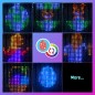 Instalatie smart programabila, tip perdea 2x2 m, 400 LED-uri, control telefon, Bluetooth, sincronizare muzicala, mod DIY Instalatie smart programabila, tip perdea 2x2 m, 400 LED-uri, control telefon, Bluetooth, sincronizare muzicala, mod DIY