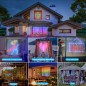 Instalatie smart programabila, tip perdea 2x2 m, 400 LED-uri, control telefon, Bluetooth, sincronizare muzicala, mod DIY Instalatie smart programabila, tip perdea 2x2 m, 400 LED-uri, control telefon, Bluetooth, sincronizare muzicala, mod DIY