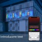 Instalatie smart programabila, tip perdea 2x2 m, 400 LED-uri, control telefon, Bluetooth, sincronizare muzicala, mod DIY Instalatie smart programabila, tip perdea 2x2 m, 400 LED-uri, control telefon, Bluetooth, sincronizare muzicala, mod DIY