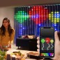 Instalatie smart programabila, tip perdea 2x2 m, 400 LED-uri, control telefon, Bluetooth, sincronizare muzicala, mod DIY Instalatie smart programabila, tip perdea 2x2 m, 400 LED-uri, control telefon, Bluetooth, sincronizare muzicala, mod DIY
