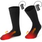 Sosete cu incalzire, pentru schi si activitati sportive, unisex, bumbac negru, cu acumulator Sosete cu incalzire, pentru schi si activitati sportive, unisex, bumbac negru, cu acumulator