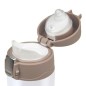 Cana termica, 450 ml, maner ergonomic, acoperire anti-alunecare, otel inoxidabil, alba Cana termica, 450 ml, maner ergonomic, acoperire anti-alunecare, otel inoxidabil, alba