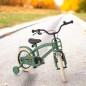 Bicicleta copii, 12 inch, roti ajutatoare detasabile, frane V-Brake, scaun si ghidon reglabile, verde Bicicleta copii, 12 inch, roti ajutatoare detasabile, frane V-Brake, scaun si ghidon reglabile, verde